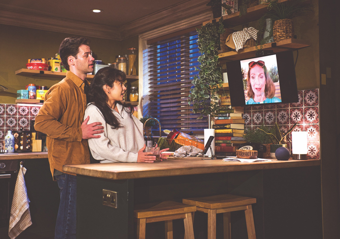 Ty Fanning and Ami Okumara in Paranormal Activity photo Matt Crockett